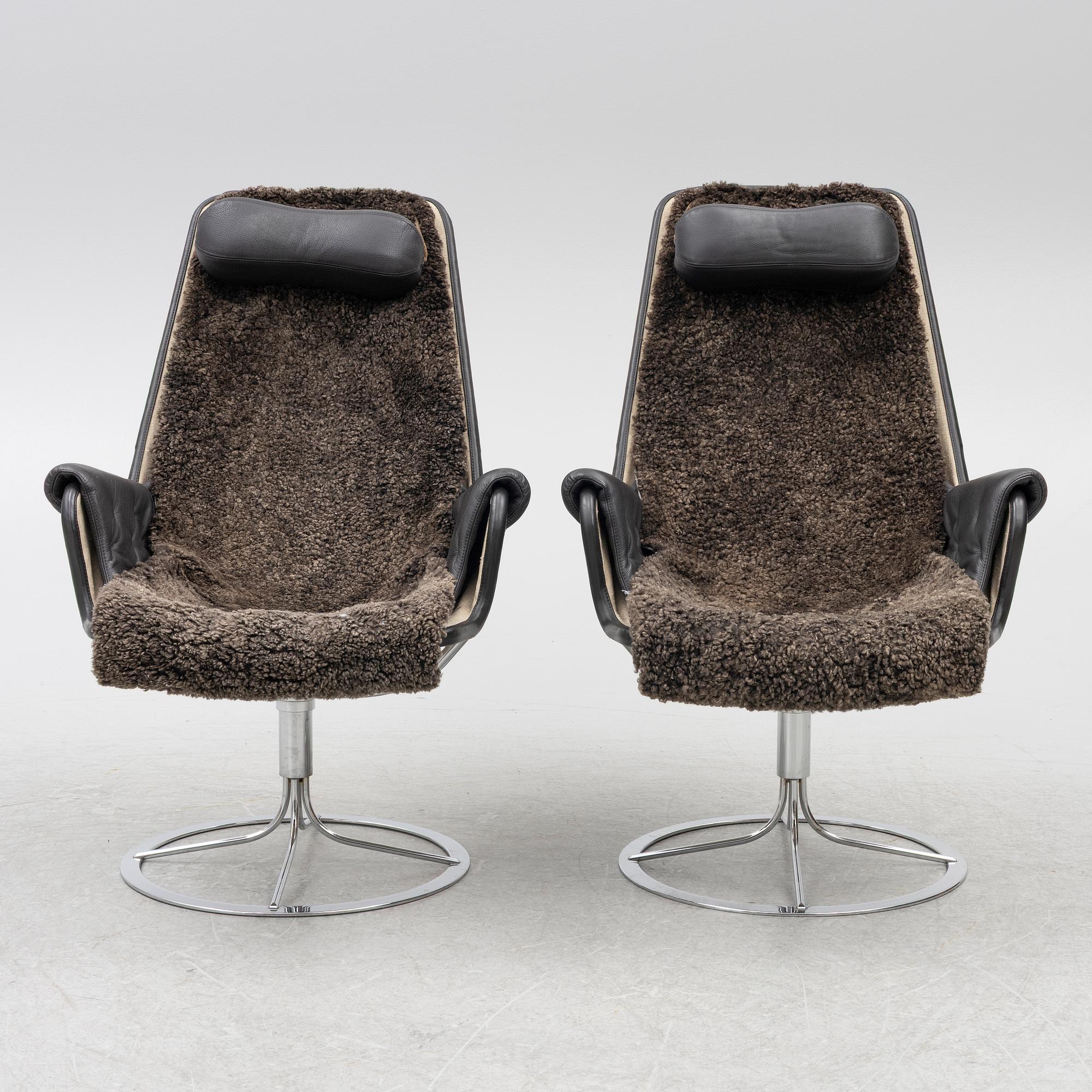 Bruno Mathsson, fåtöljer, ett par, Jetson, Dux, 2000-tal.