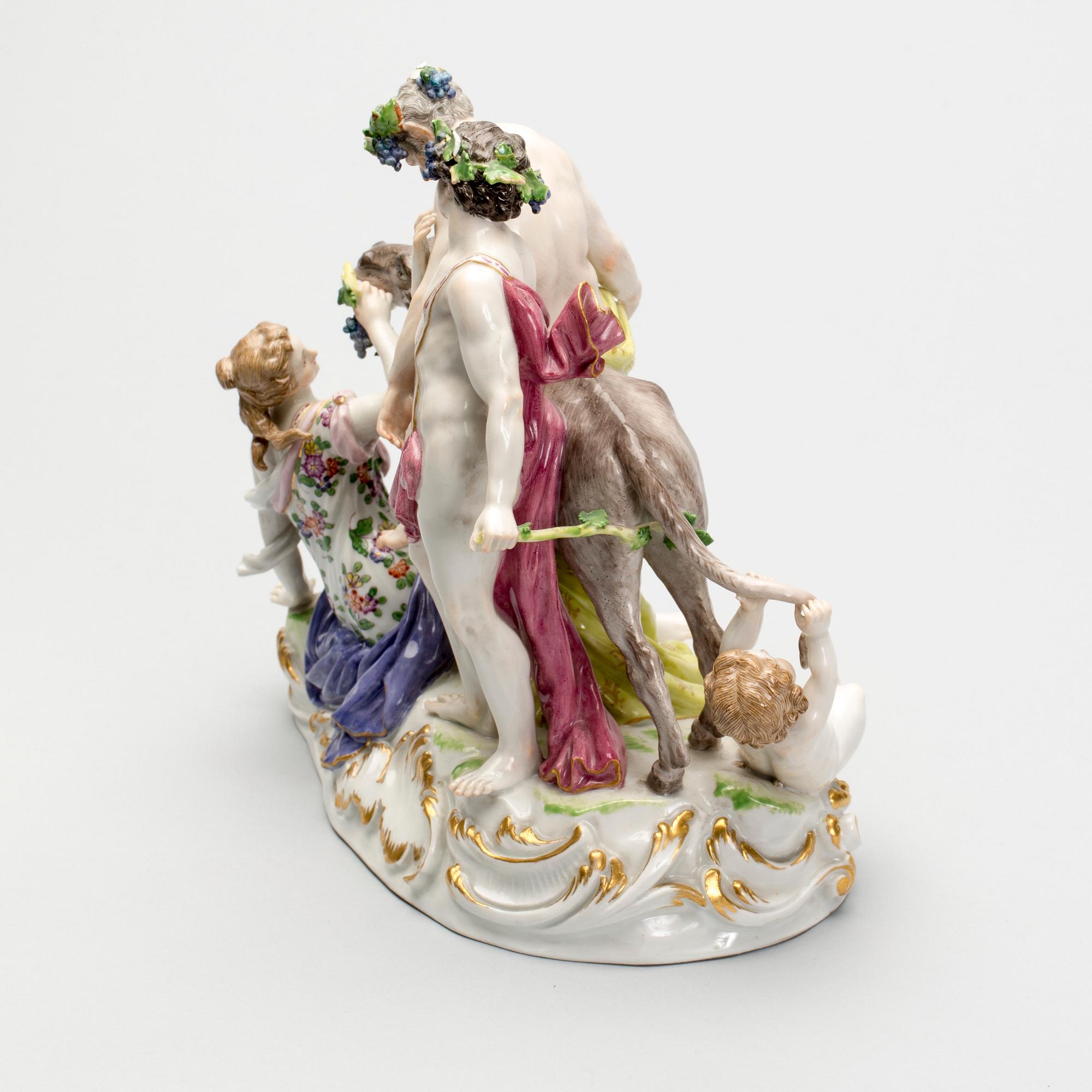 FIGURIN, porslin Meissen, sent 1800 - tidigt 1900-tal.