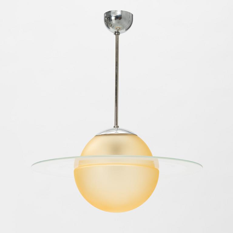 A ceiling lamp, mid 20th Century.