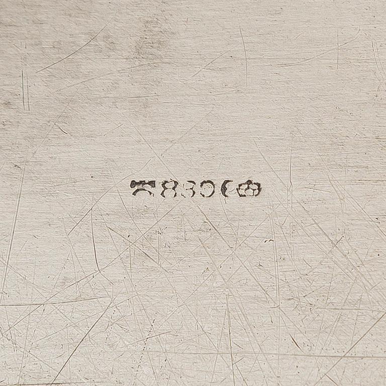 Malja, hopeaa, Wilkens & Söhne, Saksa, todenn. 1900-luvun alku.