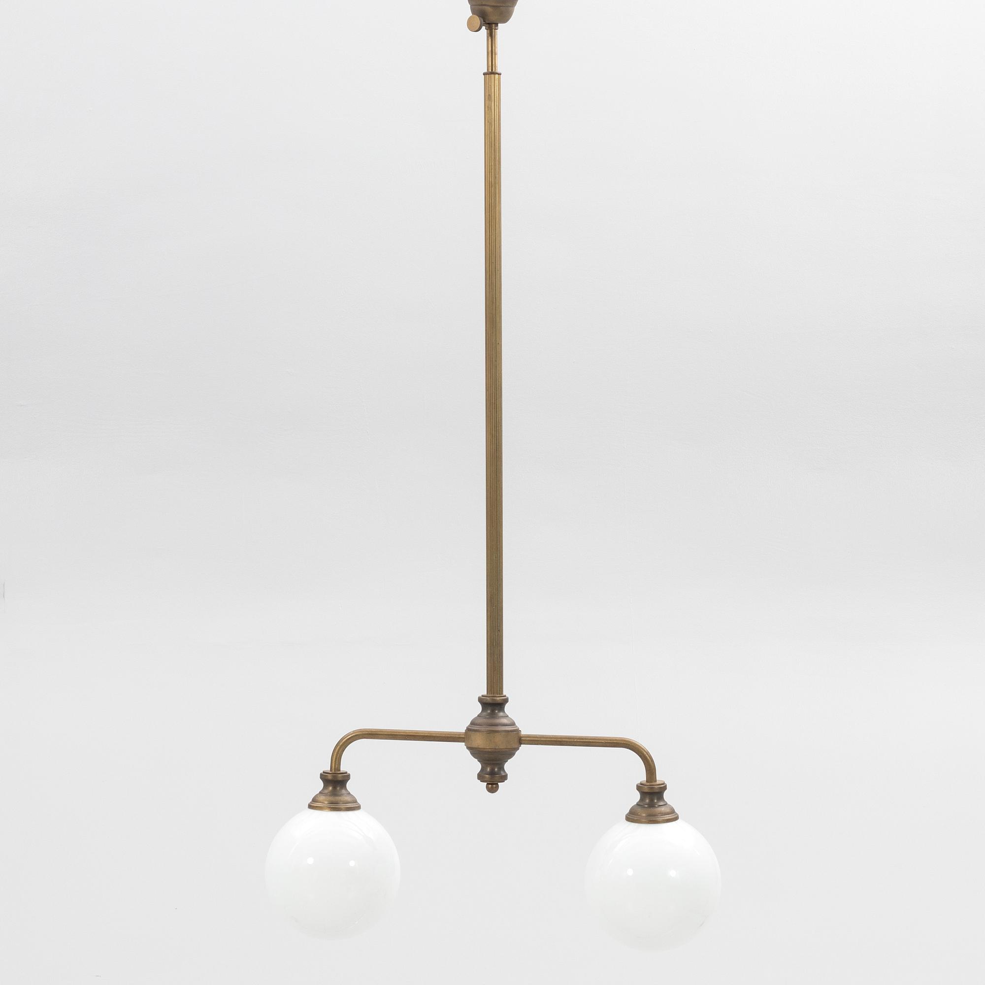 Ceiling lamp, Art Deco style, second half of the 20th century.