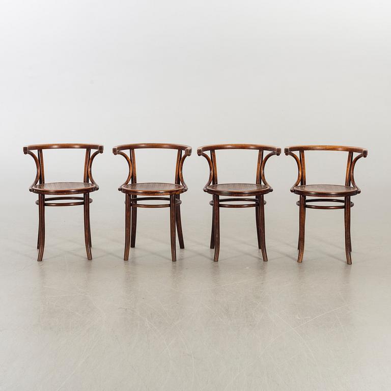 KARMSTOLAR 4 st Thonet tidigt 1900-tal.