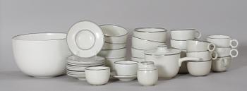 MATSERVIS. 76 delar. Stengods. "Birka".