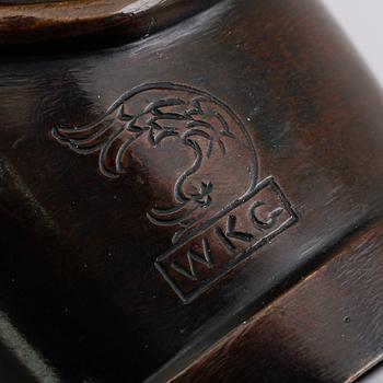 SKULPTUR, brons, W. Sliwka, Wien, signerad.