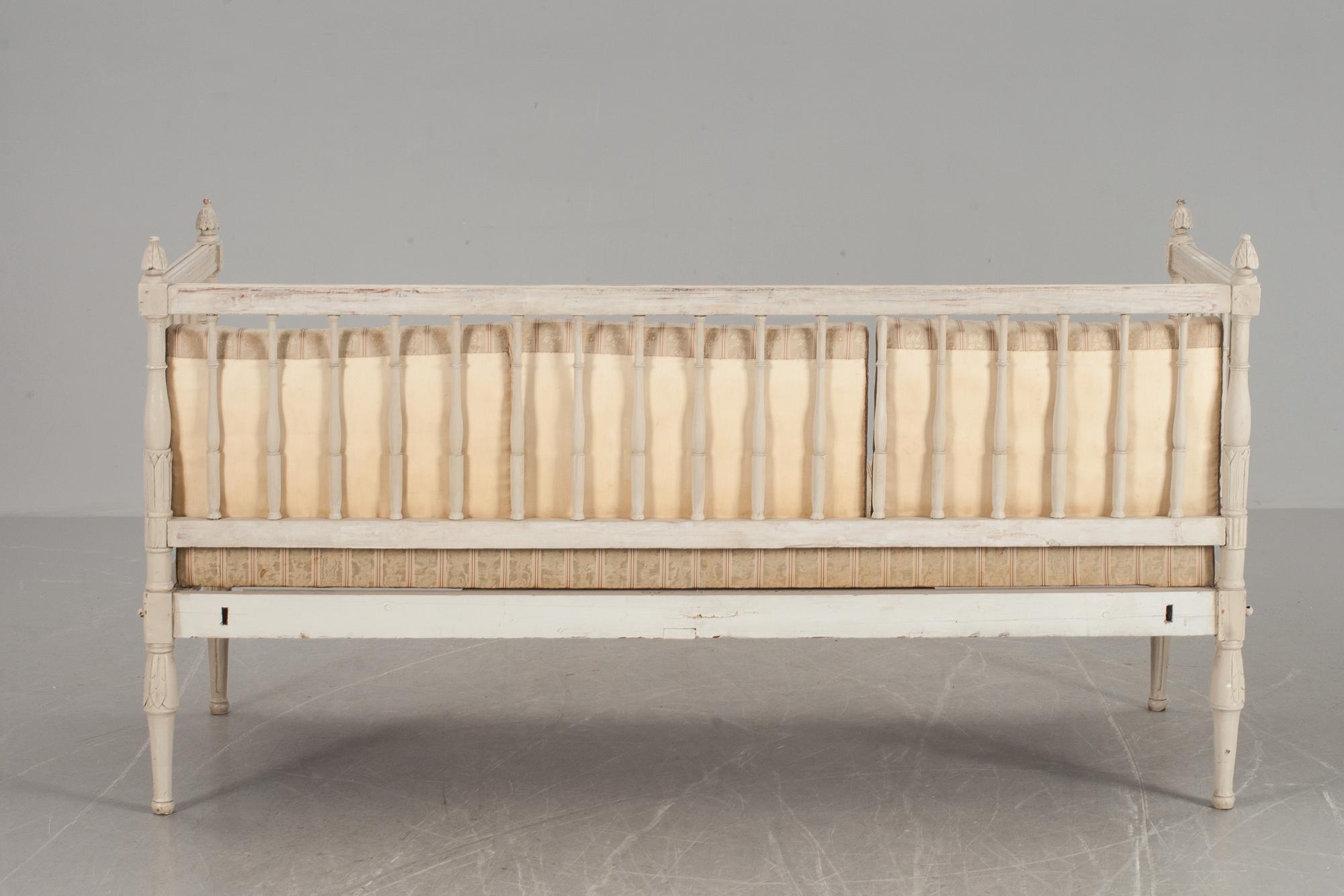 SOFFA, sengustaviansk, 1800-talets början.
