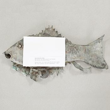 LARS STOCKS, sculpture, metal, no signature.