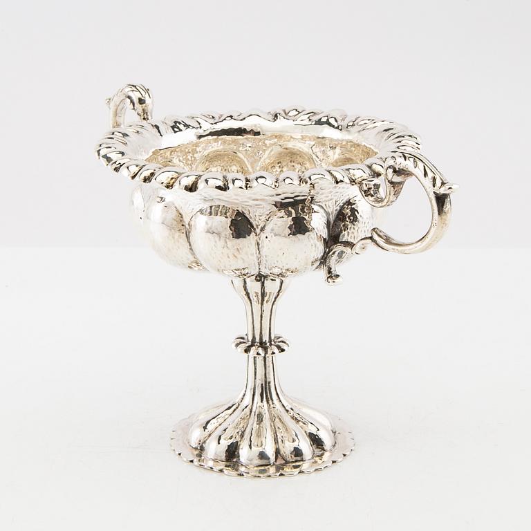 George Nathan and Ridley Hayes silver goblet on foot, Chester, England, circa 1900.