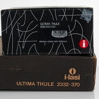 Tapio Wirkkala, an 'Ultima Thule' 14-piece glassware set for Iittala. Designed in 1968.