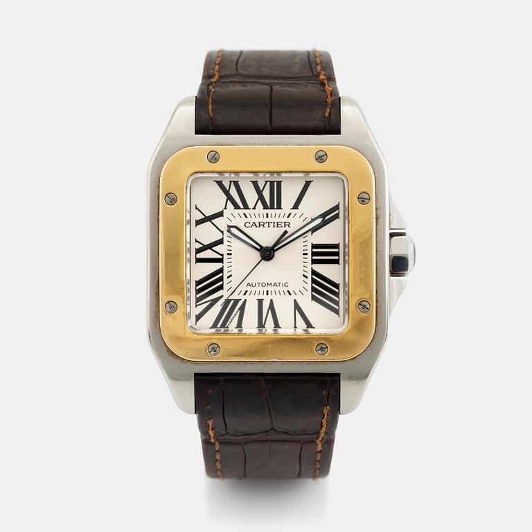 Cartier, Santos 100 XL, 1904-2004 Anniversary, ca 2004.