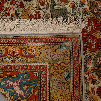 MATTA, Kayseri, part silk, old, 224 x 150 cm.