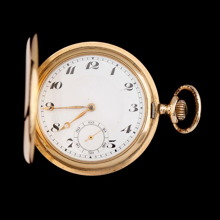 FICKUR, 14K guld, savonett, 1900-talets första hälft.