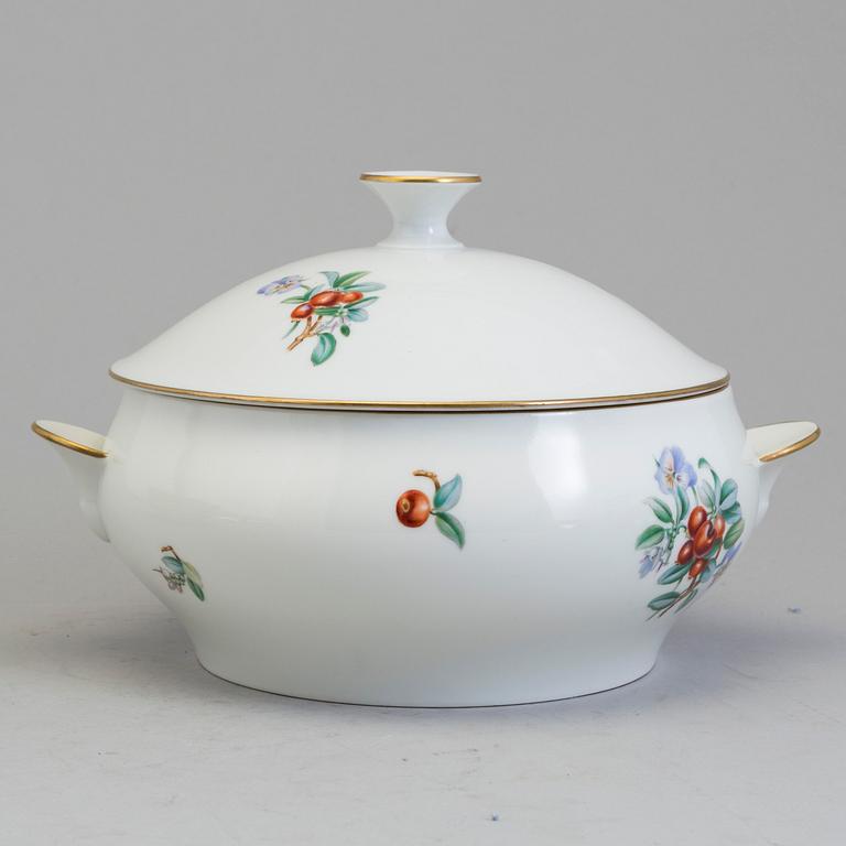 A part dinner service, Bing & Gröndal, Denmark, second half of the 20th century.