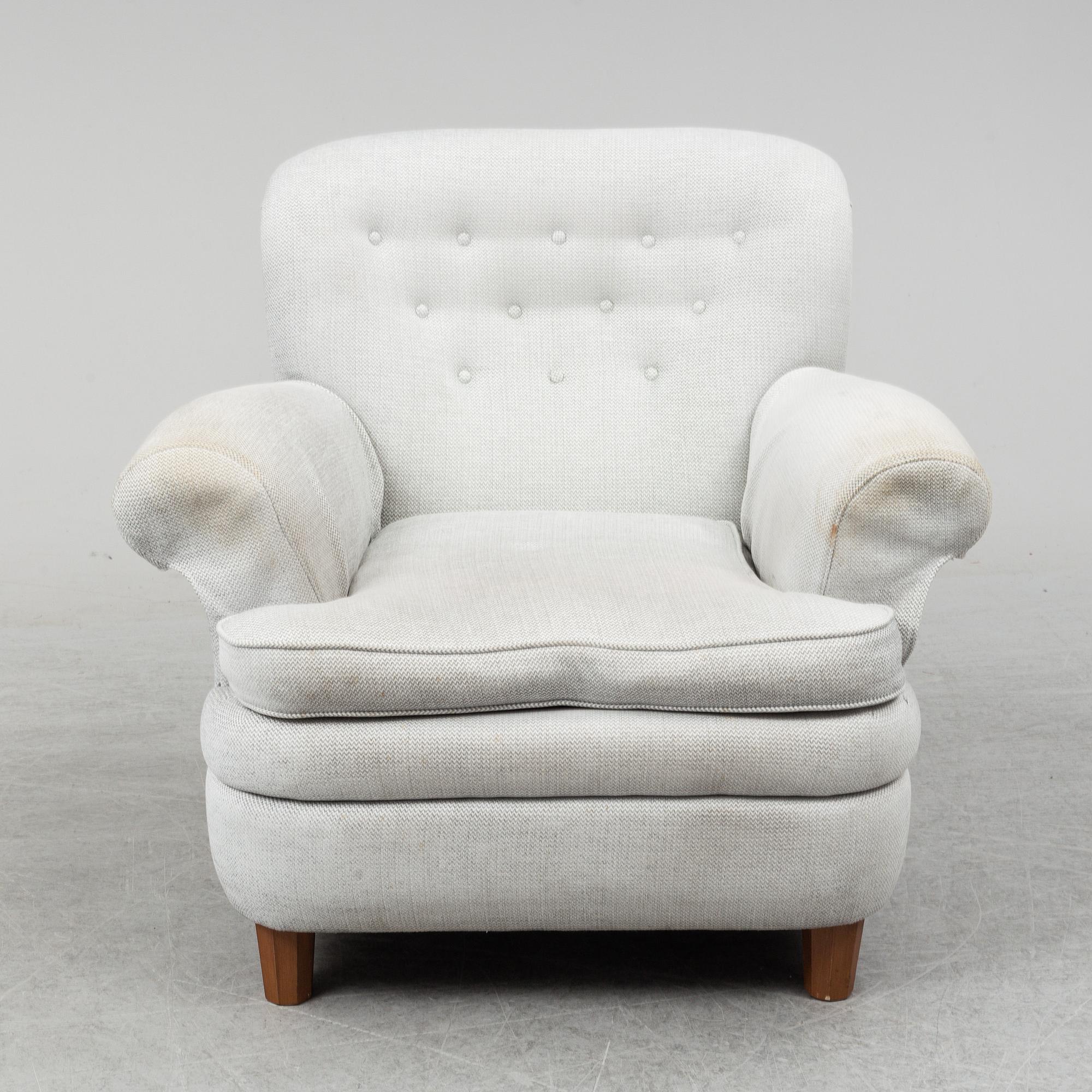 JOSEF FRANK, a model 568 easy chair from Svenskt Tenn.
