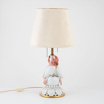 A porcelain table lamp, Rosenthal, Germany, second half of the 20th century.