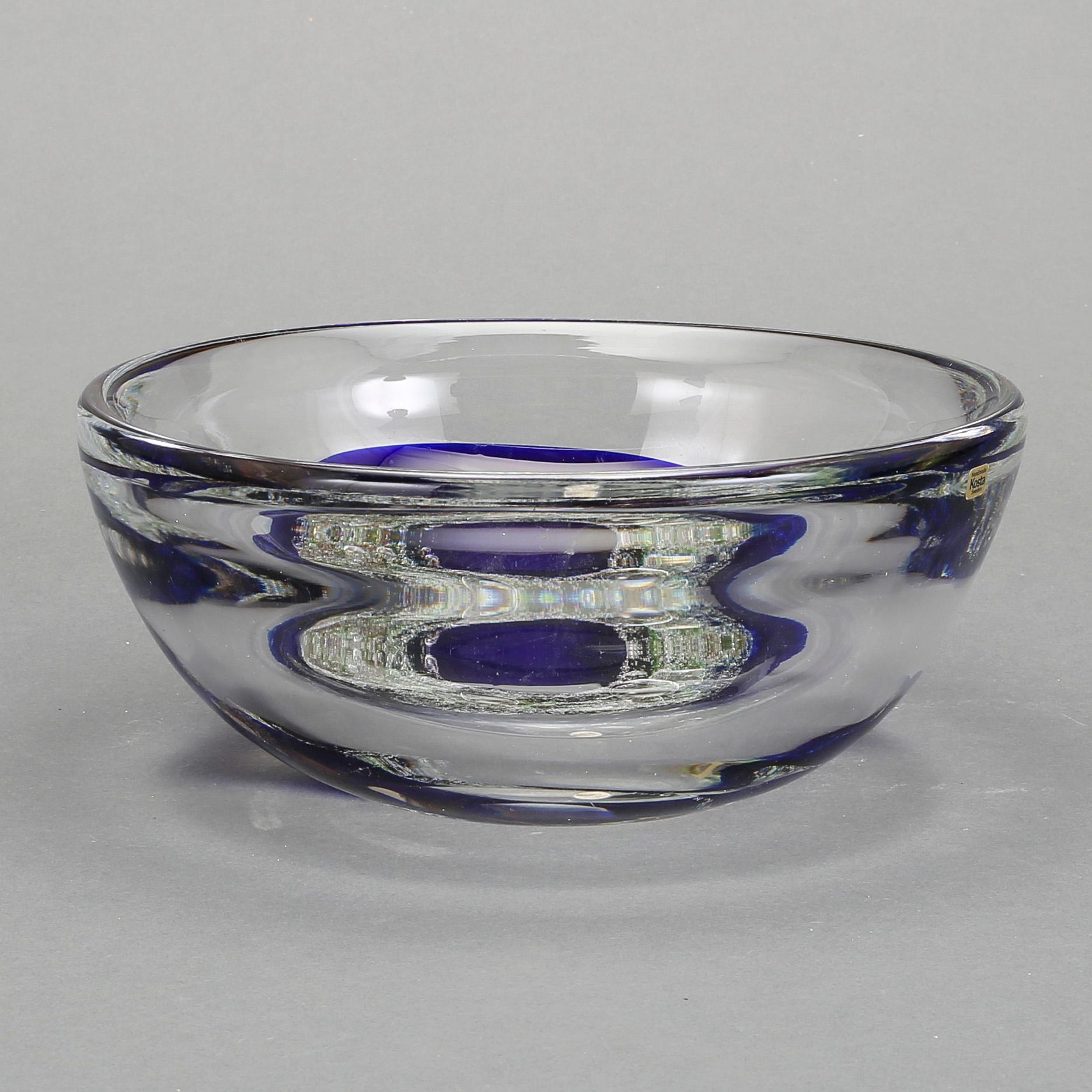 SKÅL, glas. Ann och Göran Wärff, Kosta, unik. 1970-tal.