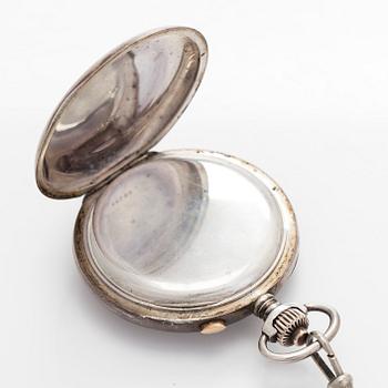 Fickur, kronograf, "kilomètres à l'heure", 52 mm.