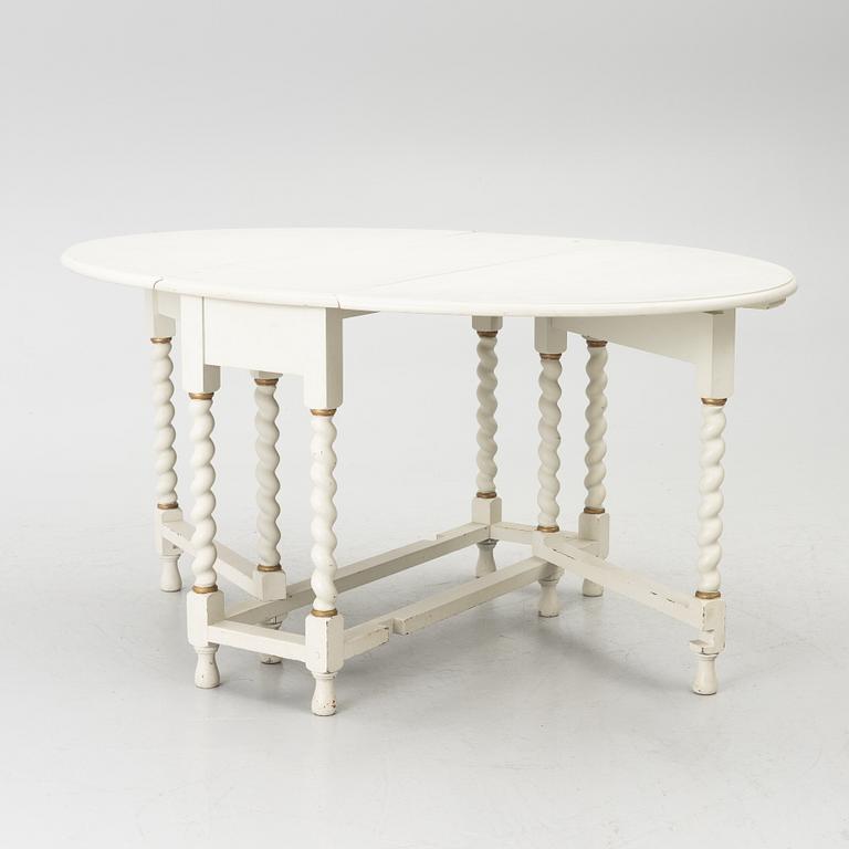 Drop-leaf table, Nordiska Kompaniet, first half of the 20th century.