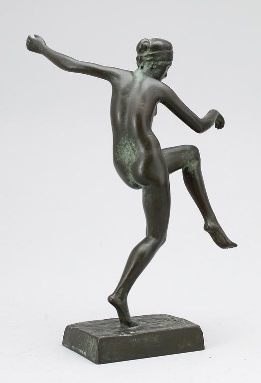 ARVID KNÖPPEL, skulptur, brons, signerad och daterad -24.
