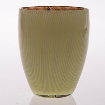 A Glass Vase, signed Venini Italia Paolo Venini 1982.