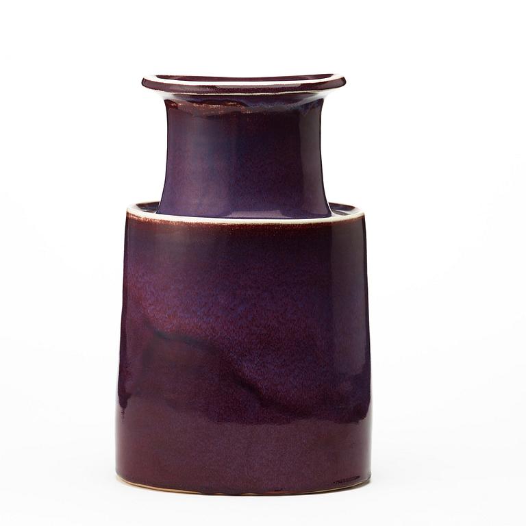 Stig Lindberg, a stoneware vase, Gustavsberg studio 1970.