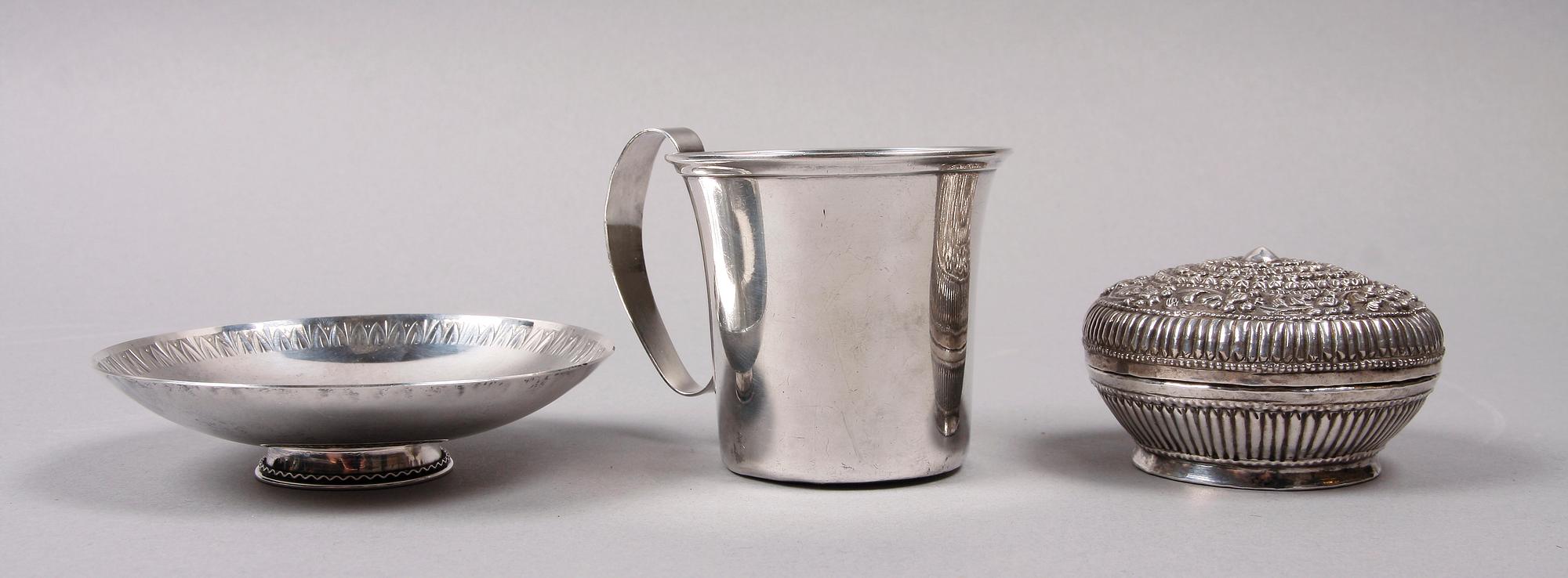 PARTI SILVER, 3 delar, bla G.A.B,1960-tal.