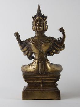 PARTI DIVERSE, 5 delar, brons mm. Orientaliskt. 1900-tal.