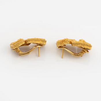 A pair of 18K gold Maramenos & Pateras earrings.