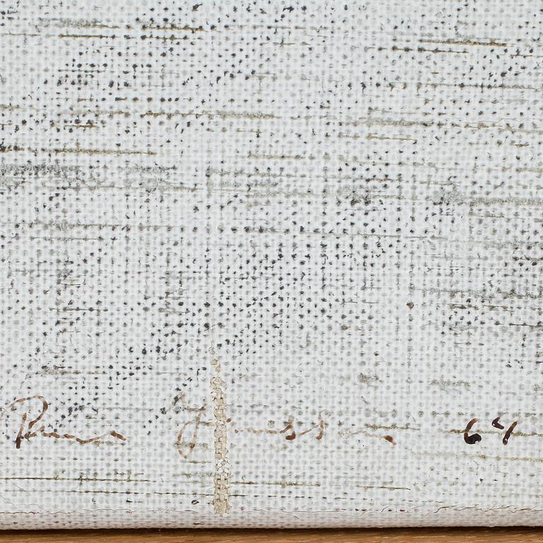 RUNE JANSSON, olja på duk, signerad á tergo.