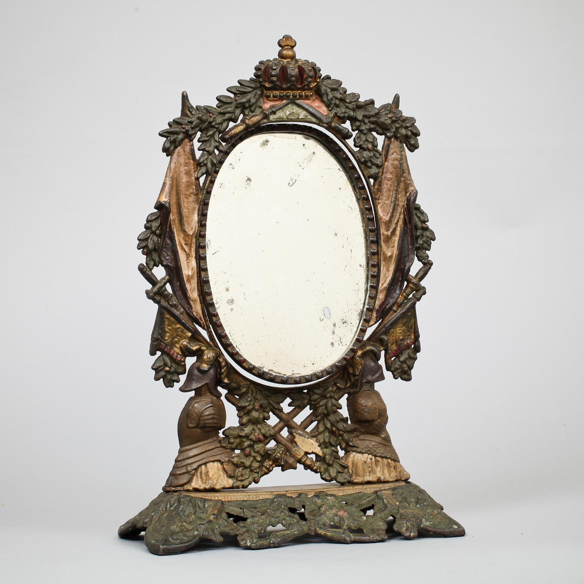 BORDSSPEGEL, troligen Huseby bruk. 1800/1900-tal.