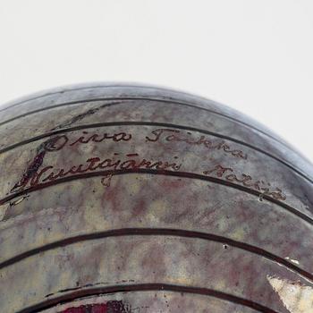 Oiva Toikka, Lasilintu, signeerattu Oiva Toikka Nuutajärvi Notsjö.