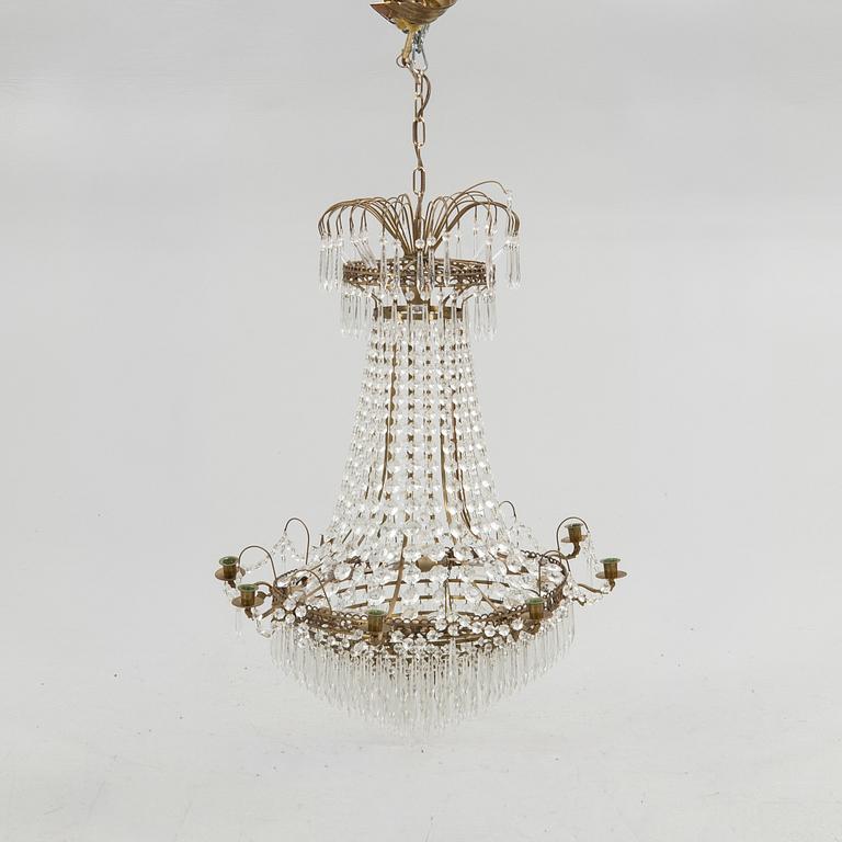 Chandelier, Gustavian style, 20th century.