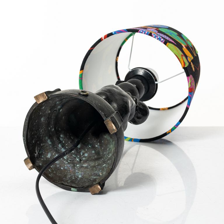 Axel Gute, bordslampa, Herman Bergman.