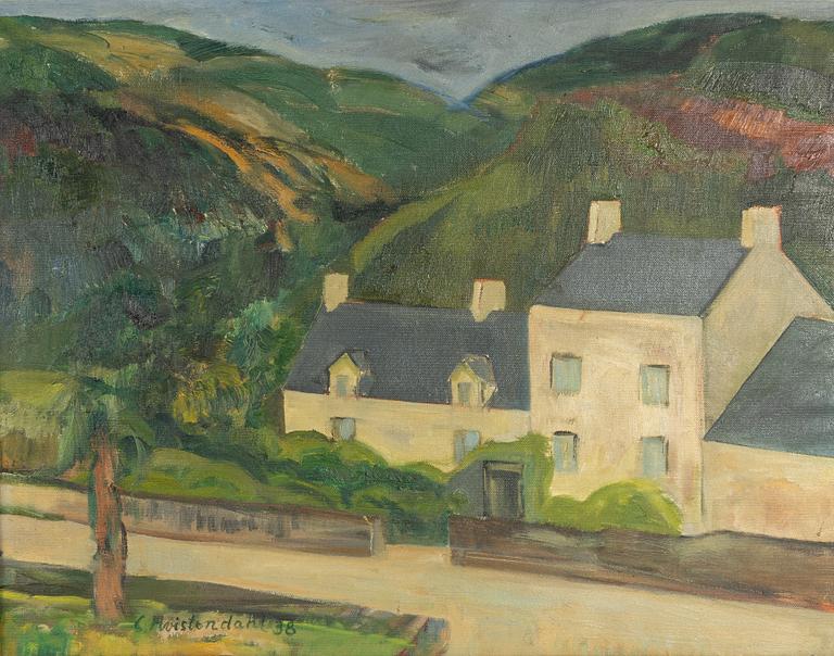 Carsten Hvistendahl, "Huset vid skogen, Bretagne".