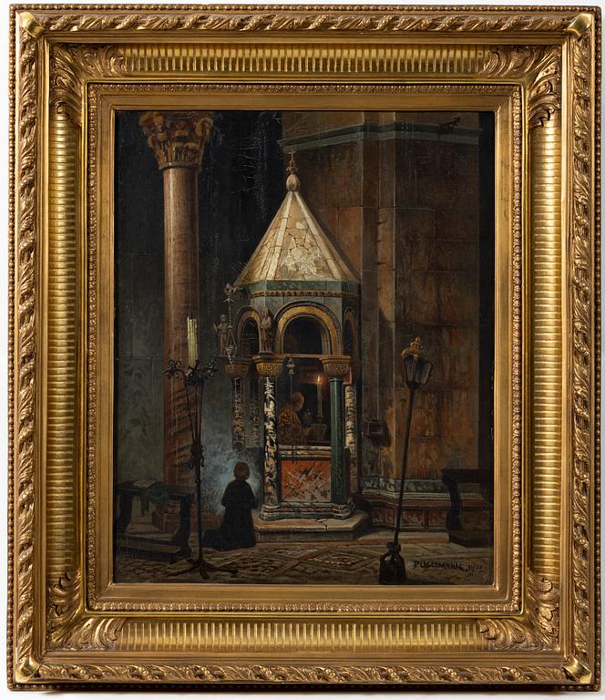 Frans Wilhelm Odelmark, Church interior.