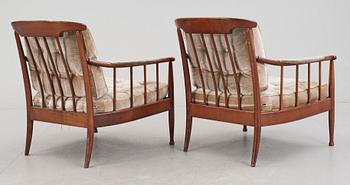 SOFFGRUPP, 3 delar, "Skrindan", Kerstin Hörlin Holmqvist, OPE-möbler. 1900-talets andra hälft.