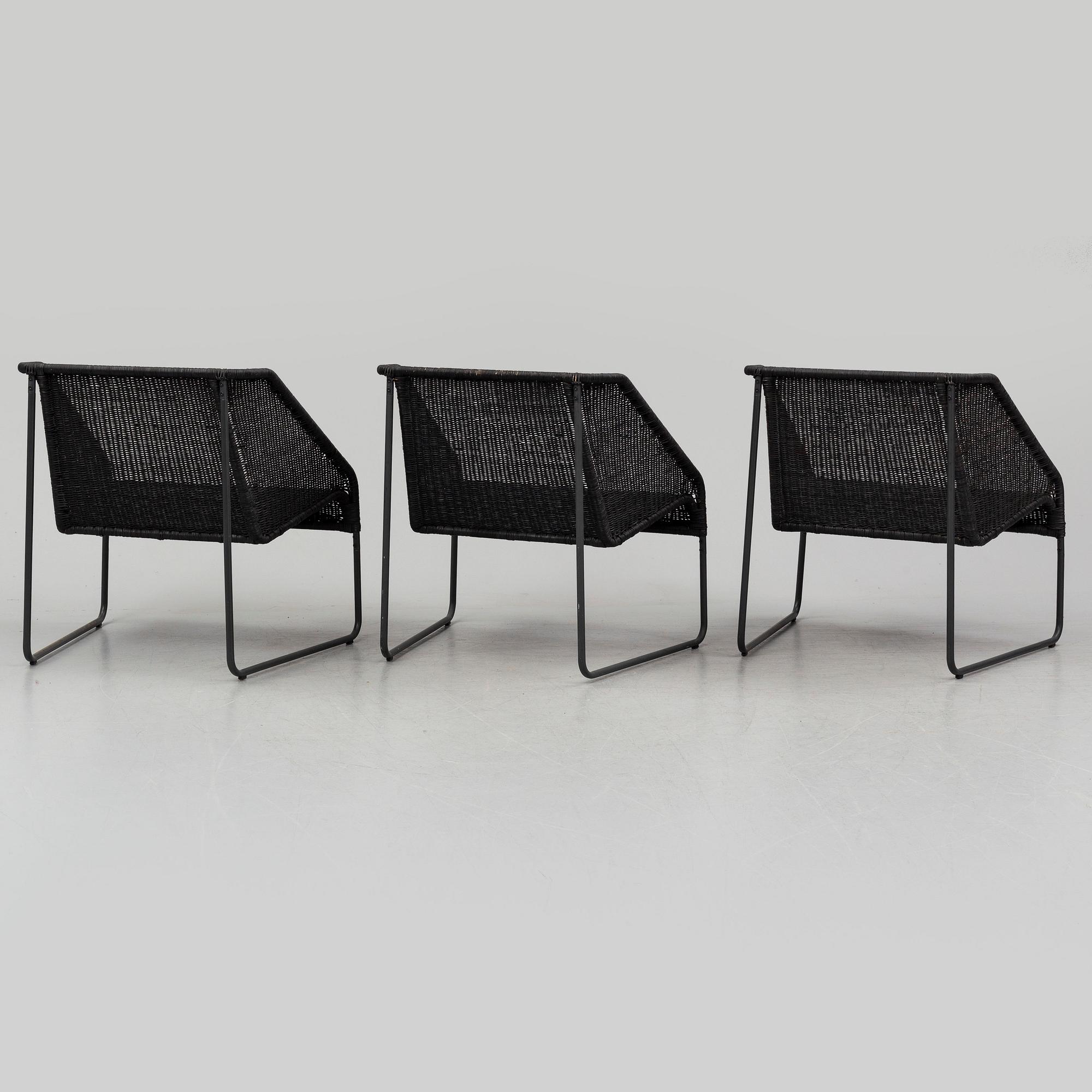 INGEGERD RÅMAN, a 'Viktig' rattan and tubular steel furniture sute from IKEA, 2016.