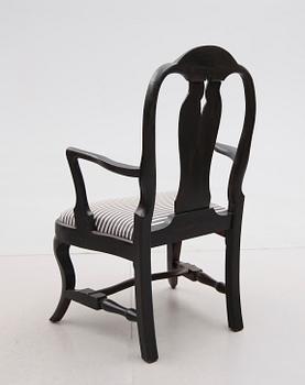 KARMSTOL, rokokostil, 1800-/1900-tal.