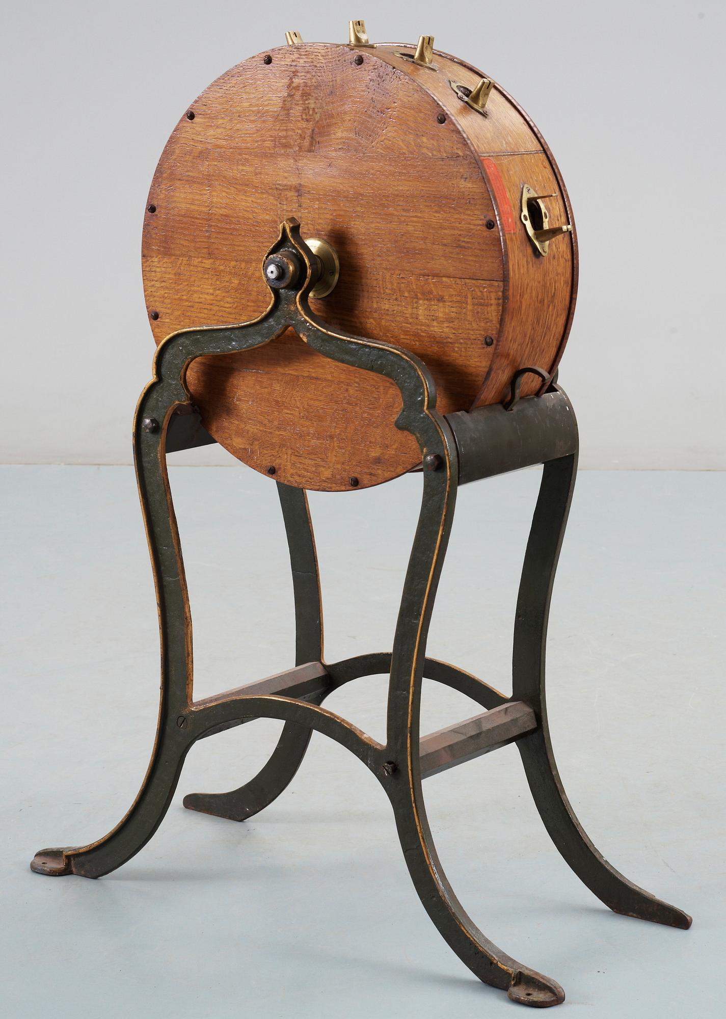 DISKMASKIN, för knivar, The Tower Knife Cleaner, Love Lock, London, 1800-talets andra hälft.