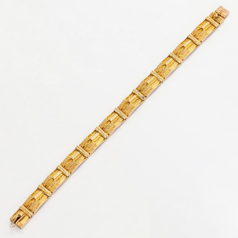 Björn Weckström, bracelet, "Cascade", 14K gold.
