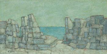 Harry Booström, "Raukar mot havet" (Gotland).