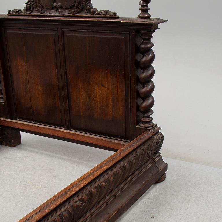 A first half of the 18th Century  Baroque bed.