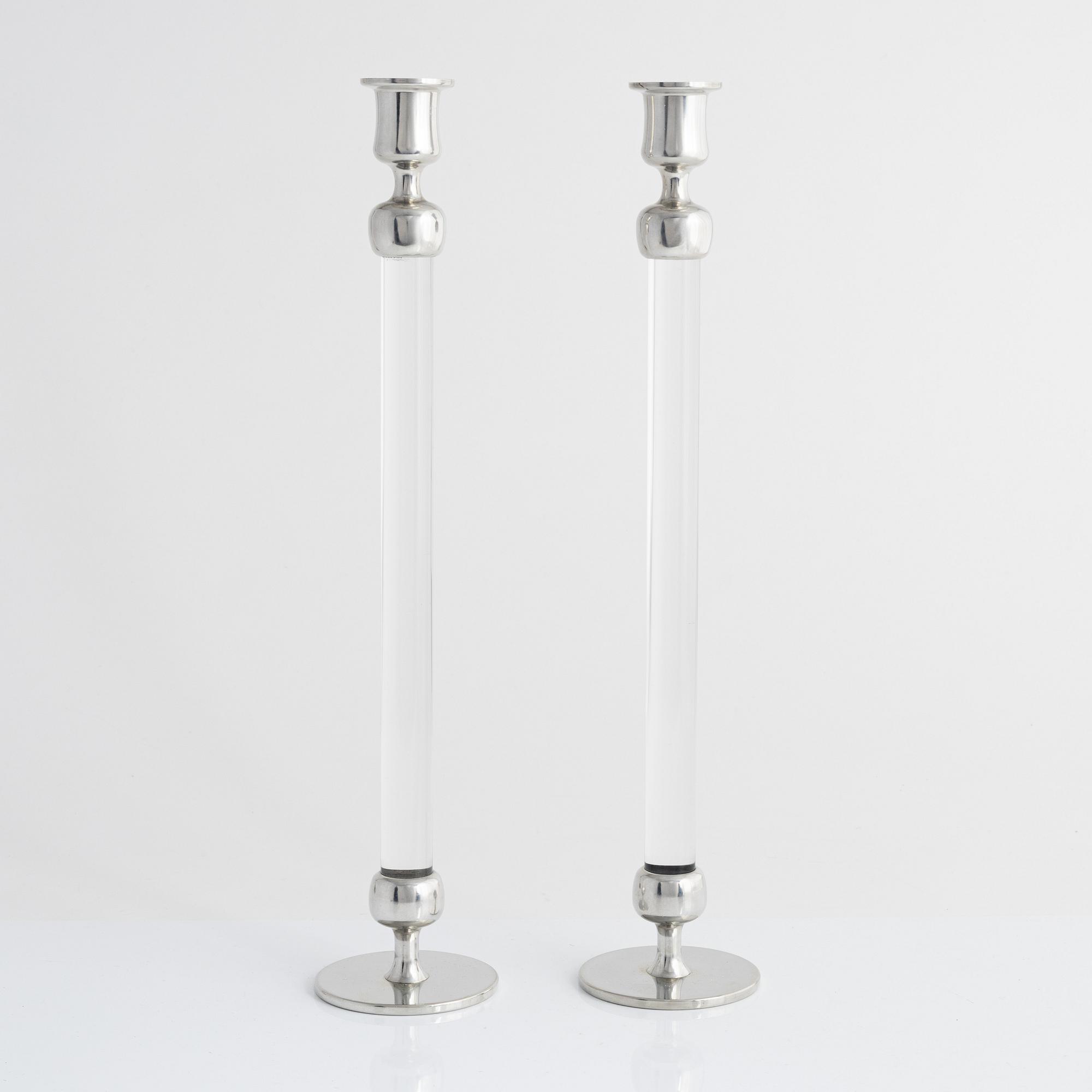 Josef Frank, ljusstakar, ett par, "Pelare", Svenskt Tenn, 2019.