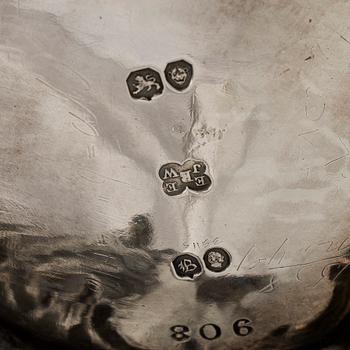 Edward, Edward junior, John & William Barnard, a 3-piece sterling silver tea service, London 1837.