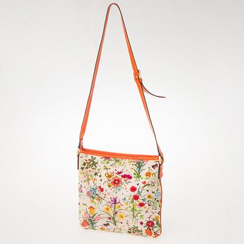 GUCCI, Floral Canvas Messenger Bag.