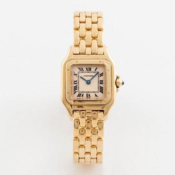 Cartier, Panthère, wristwatch, 21,5 x 21,5 (29,5) mm.