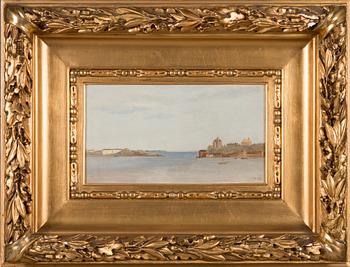 Oscar Kleineh, oil on board, signed.