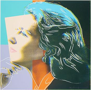 Andy Warhol, "Three portraits of Ingrid Bergman by Andy Warhol".