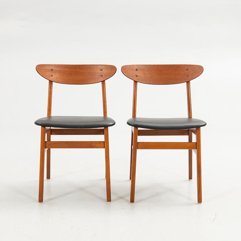 Thomas Harlev, stolar, ett par, modell 210, Farstrup, Danmark, 1960-tal.
