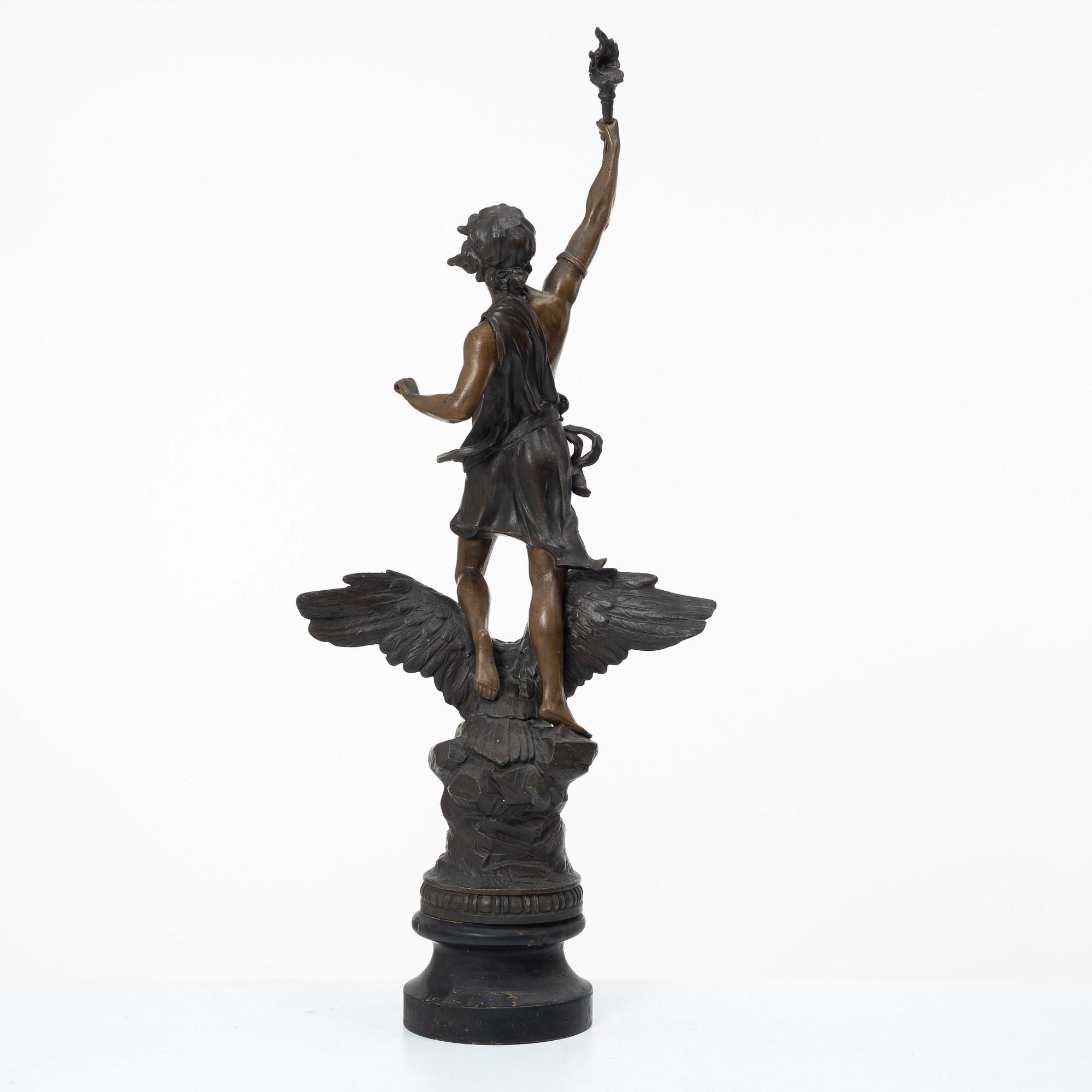 Decorative sculpture, "Le Jour," circa 1900.