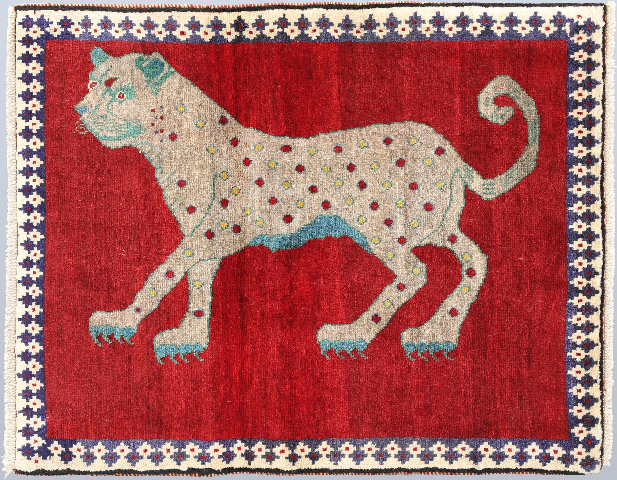 A Gashgai rug, 110 x 88 cm.